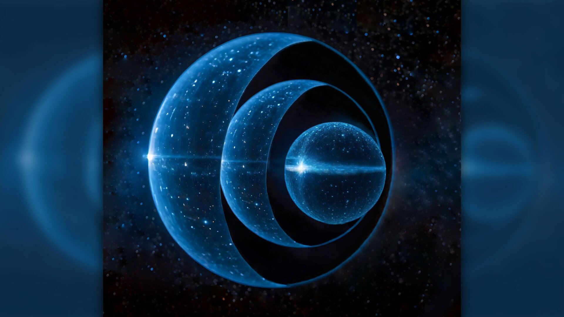 Vue d’artiste d’un nestar, ou d’un gravastar imbriqué.