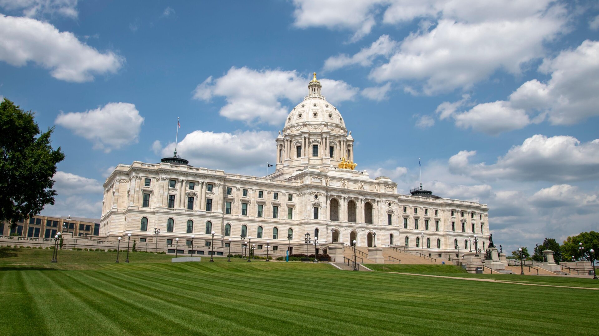 Photo d’archives du bâtiment du Capitole de l’État du Minnesota à St. Paul, Minnesota.