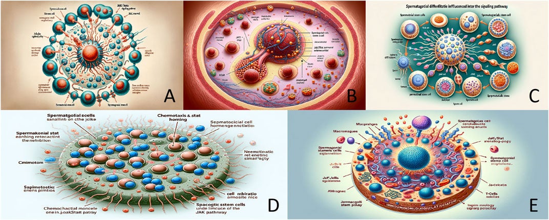 La figure 3 est censée montrer les relations entre la voie et les aspects des cellules souches.
