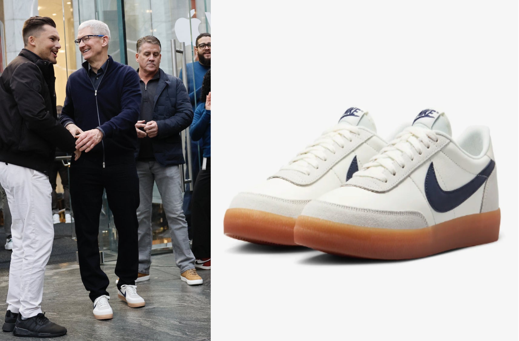 Photo: Michael M. Santiago/Getty Images / Screenshot: Nike