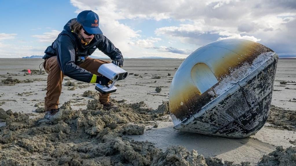 La capsule W-1 a été récupérée dans le désert de l’Utah le 21 février.
