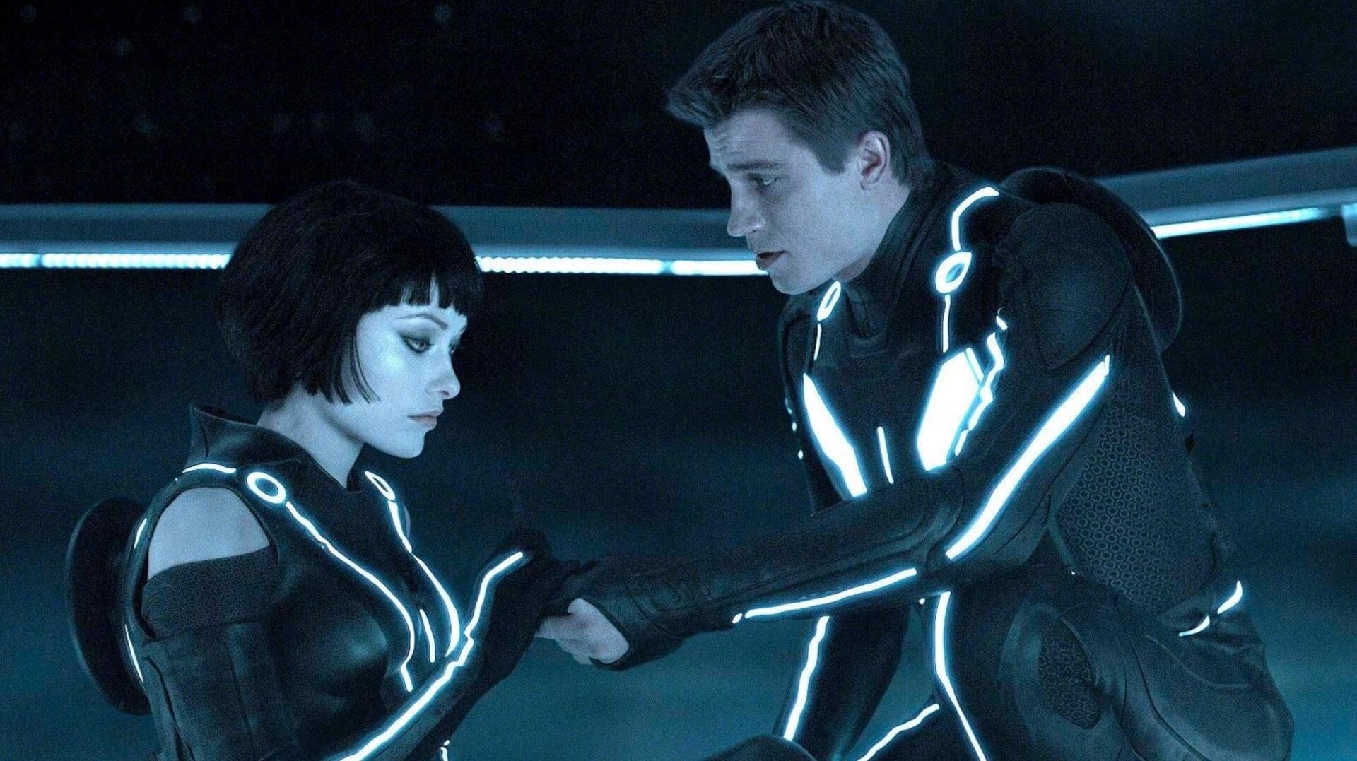 Sam et Quorra (Olivia Wilde)