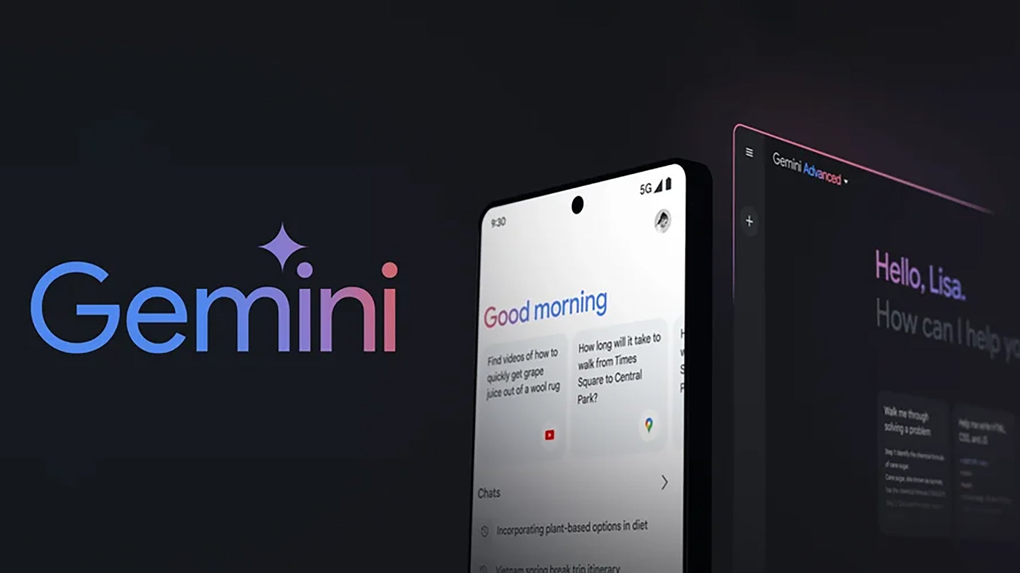 L’accès à Gemini est fourni avec votre compte Google.