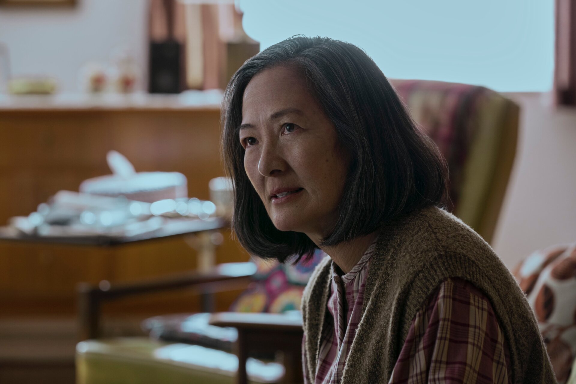 Rosalind Chao dans le rôle de Wenjie, l’aînée.