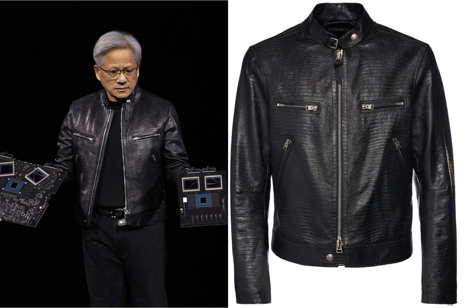 Photo: Justin Sullivan/Getty Images / Screenshot: Tom Ford