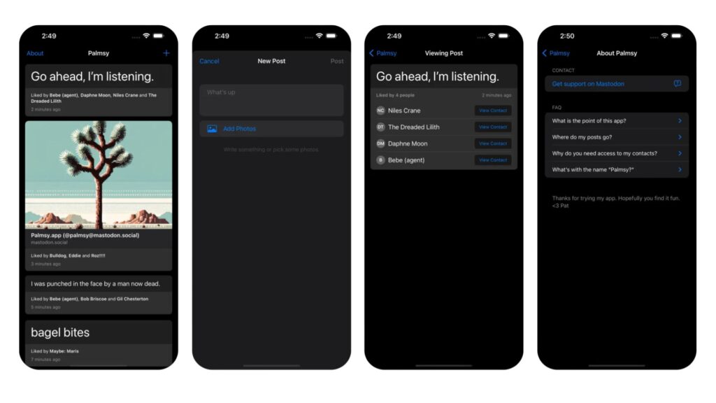 Screenshot: Palmy / App Store