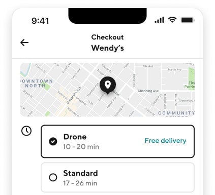 Nouvelle option pour Christiansburg, résidents de Virginie sur DoorDash.