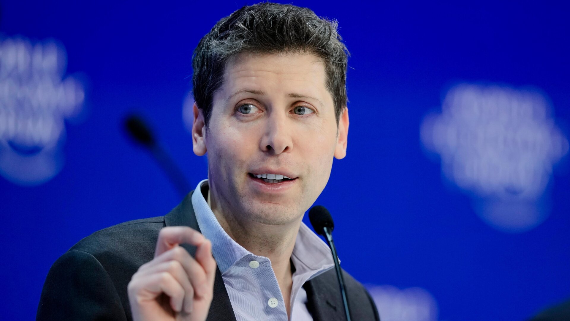 Sam Altman, PDG d’OpenAI, participe à la table ronde « La technologie dans un monde turbulent » lors du Forum économique mondial à Davos, en Suisse, en janvier. . 18 2024.