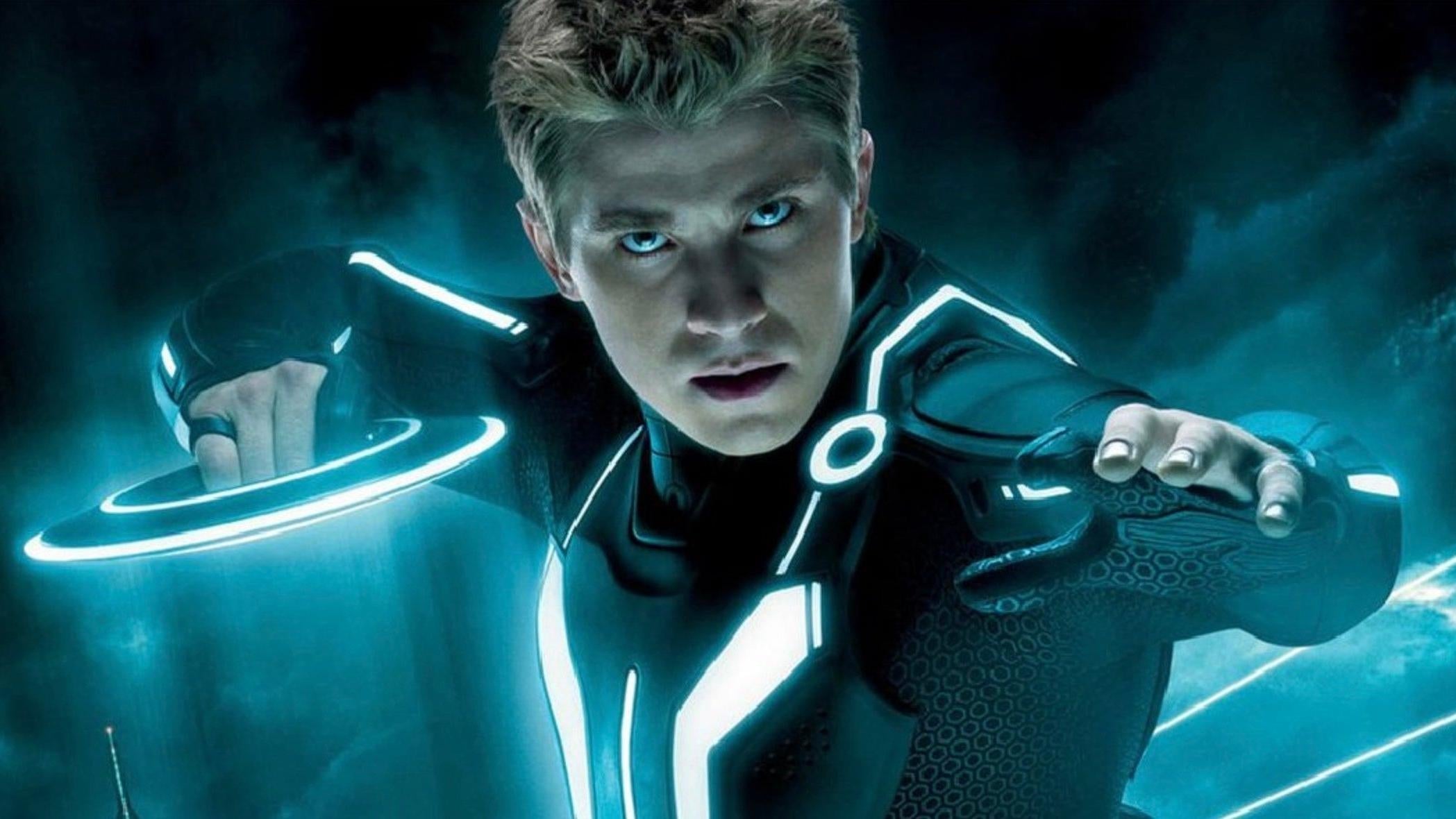 Garrett Hedlund dans le rôle deSam Flynn in Tron&nbsp;: Héritage.