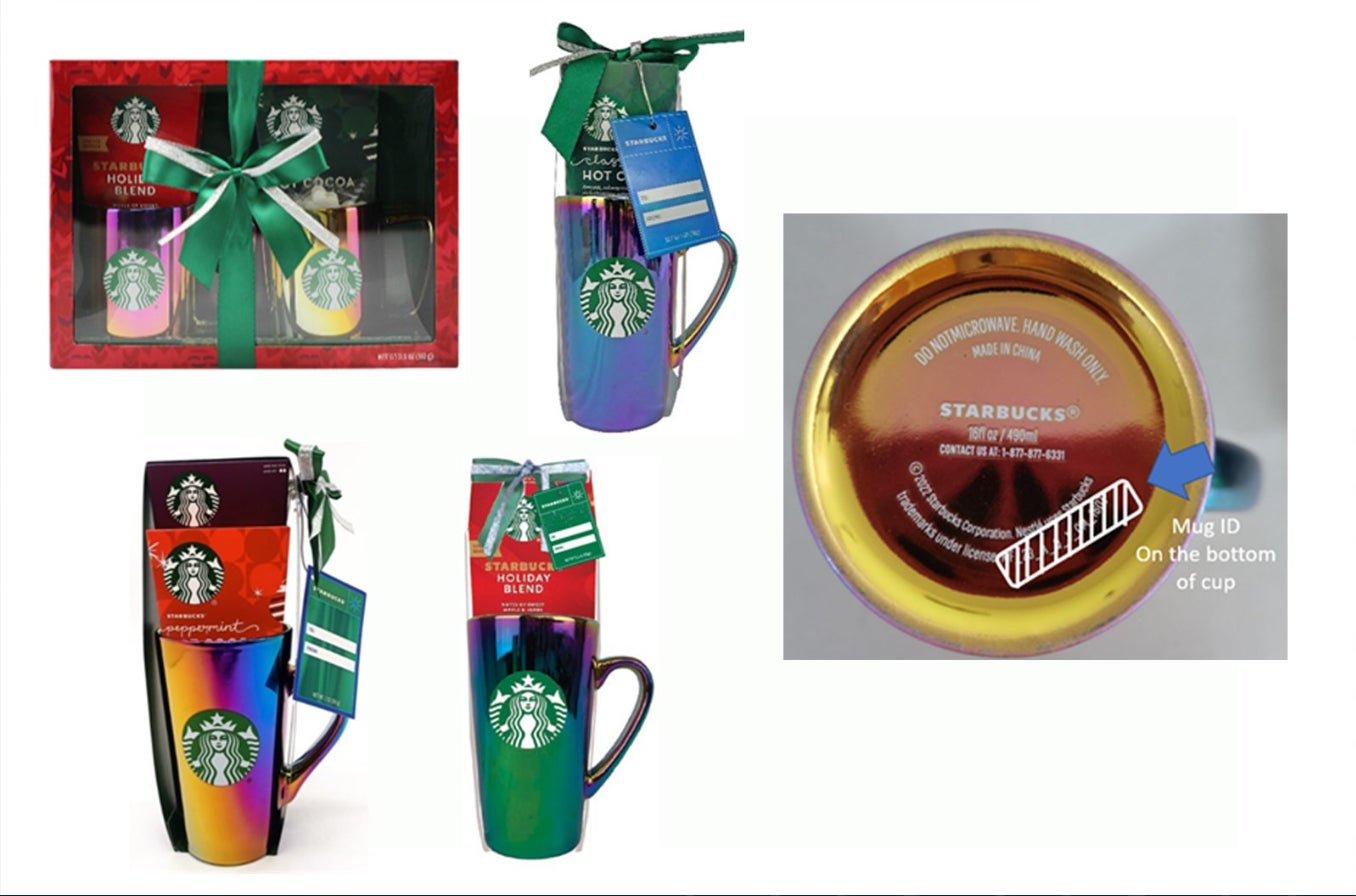 Les tasses ont été vendues de novembre 2023 à janvier 2024 pour environ 10$, 13 $ou 20 $selon le coffret cadeau.