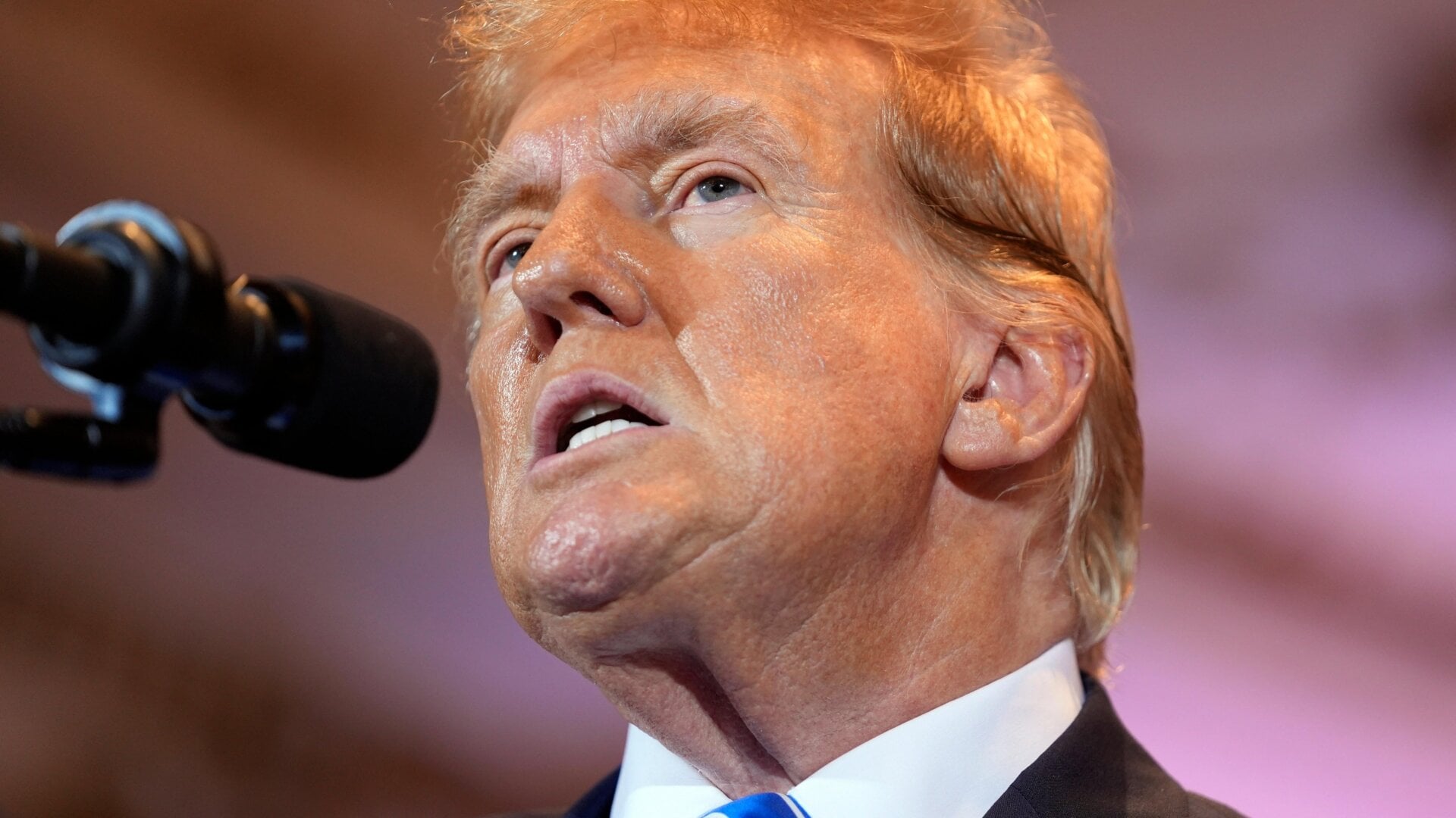 Le président Donald Trump s’exprime lors d’une soirée électorale du super mardi, le 5 mars 2024, à Mar-a-Lago, à Palm Beach, en Floride.
