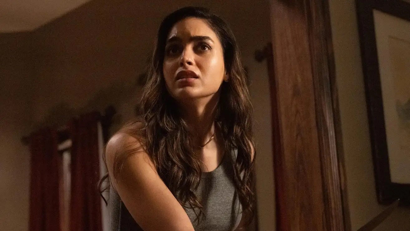 Melissa Barrera dans le rôle de Sam Carpenter dans Crier (2022).