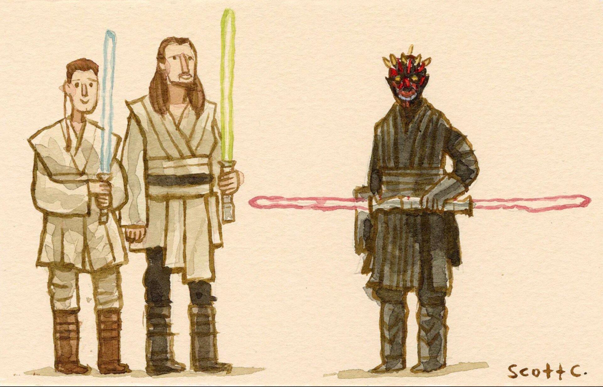 Star Wars Épisode I : La Menace Fantôme par Scott C.