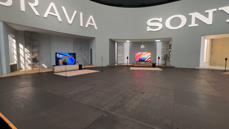 De gauche , les Bravia 8, Bravia 9, Bravia 7 et Bravia 3. Pourquoi ne pas les classer du plus haut au bas&nbsp;? Qui sait.