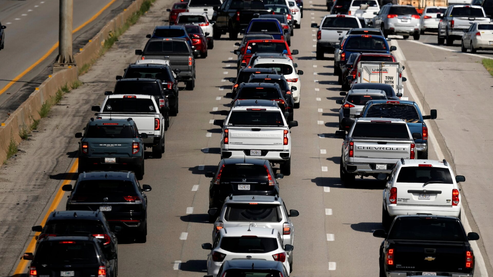 Trafic aux heures de pointe à Kansas City, Mo.