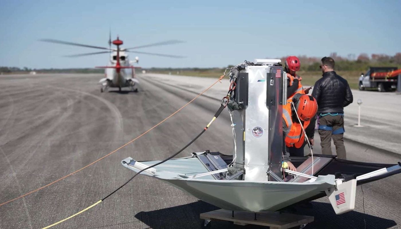 Un véhicule Sierra Space Ghost en cours de test en Floride.
