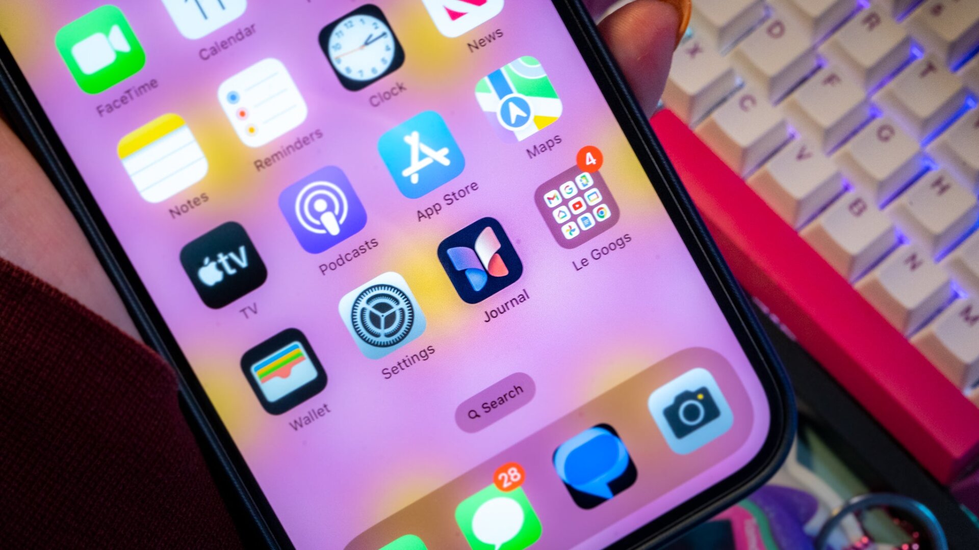 AppleJournal sur iOS 17.2.