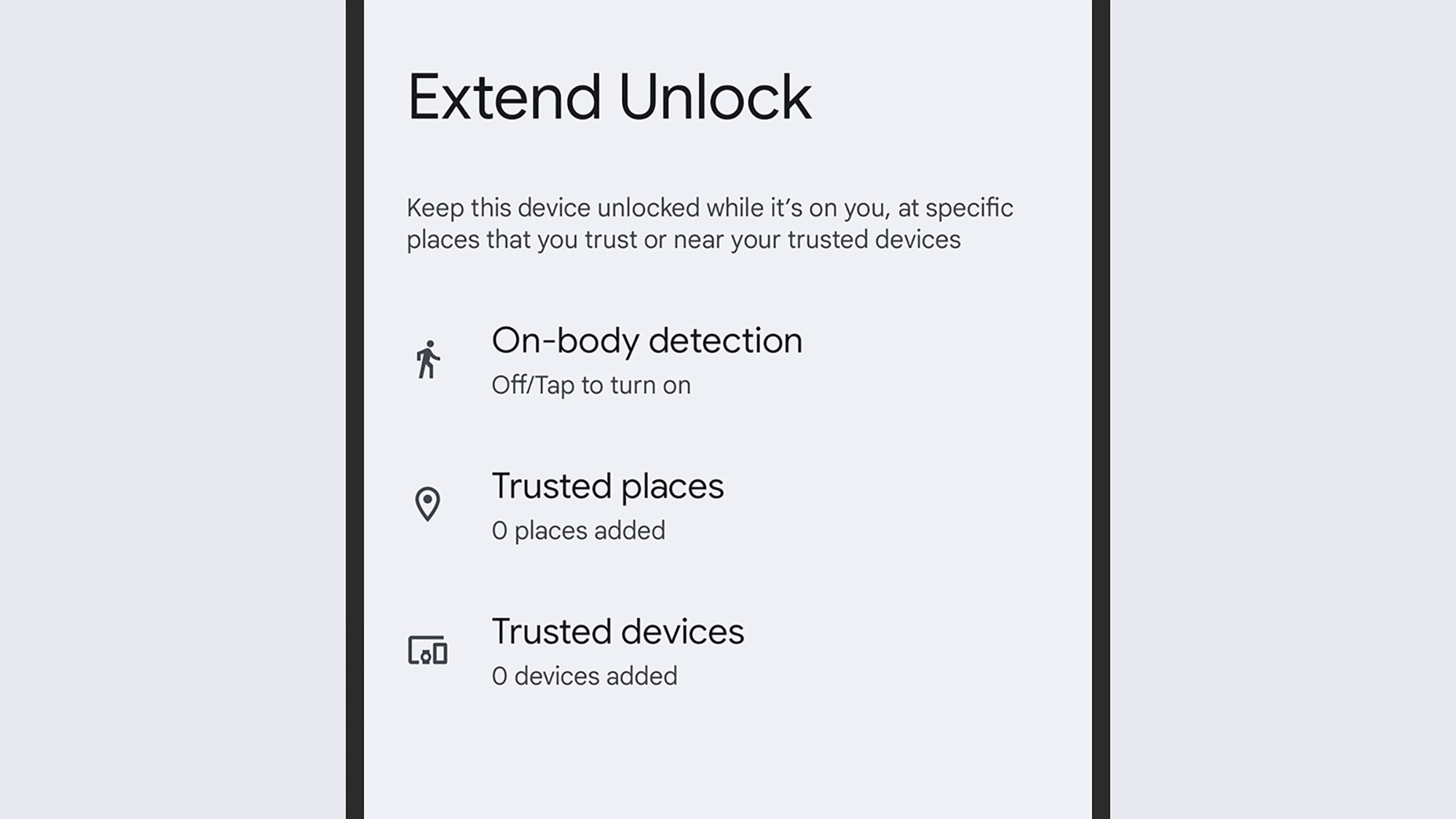 Votre téléphone n’a pas besoin d’être verrouillé en permanence.