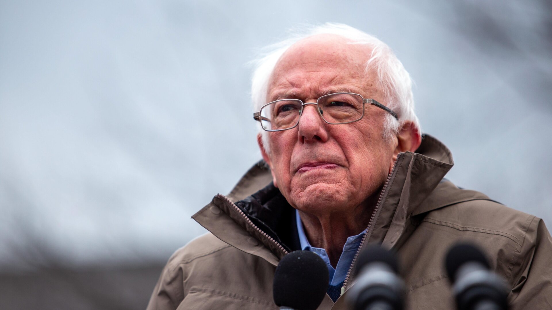 Le sénateur Bernie Sanders lors d’un rassemblement à Boston le 29 février 2020.