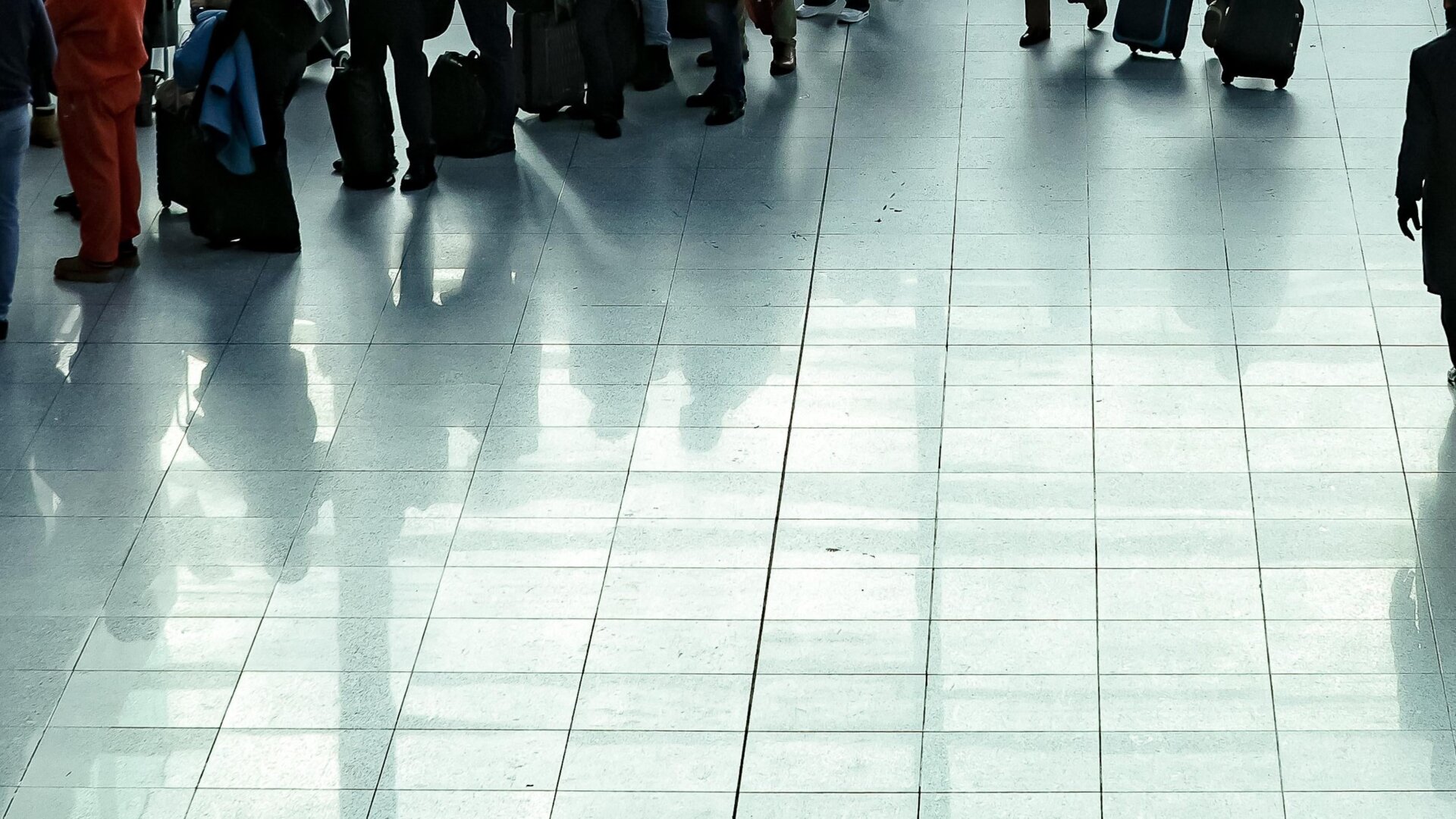 L’étage de l’aéroport de Munich