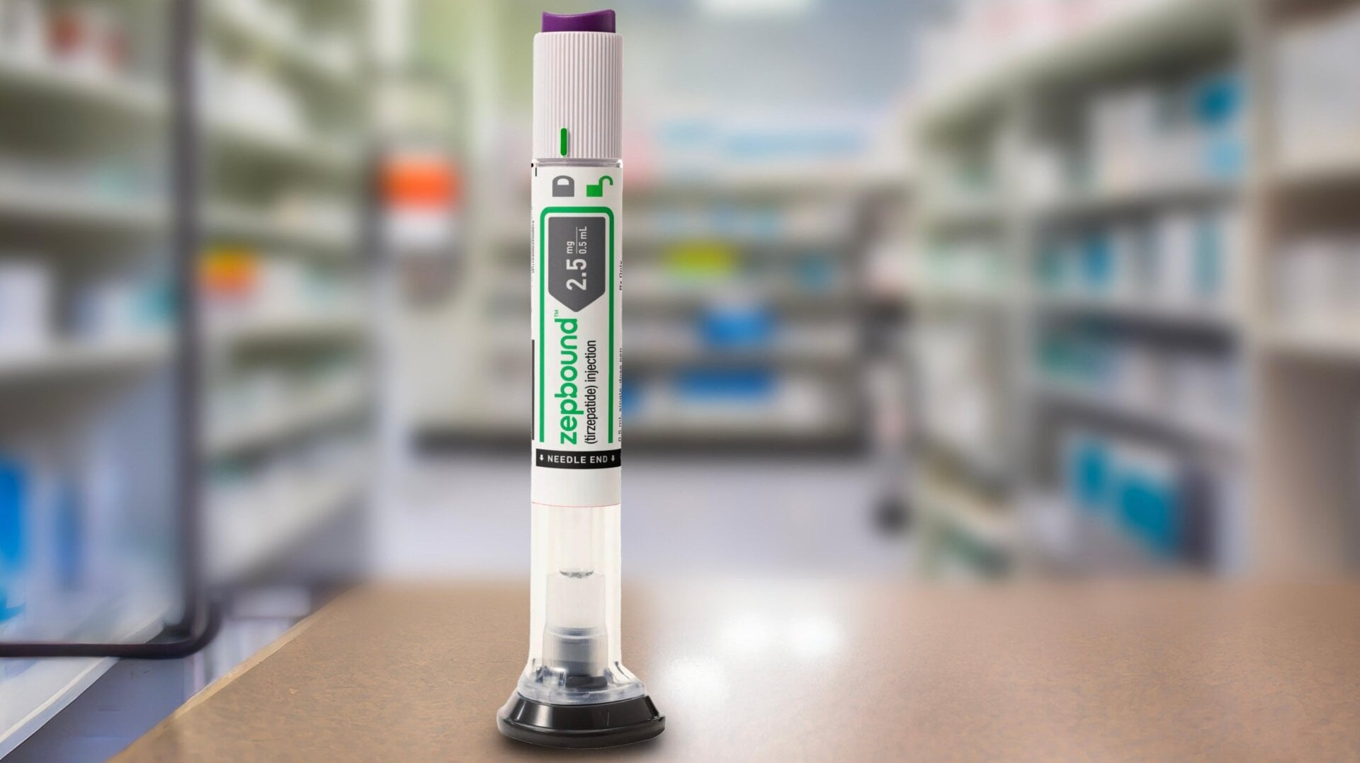 Un stylo d’injection Zepbound de Eli Lilly.