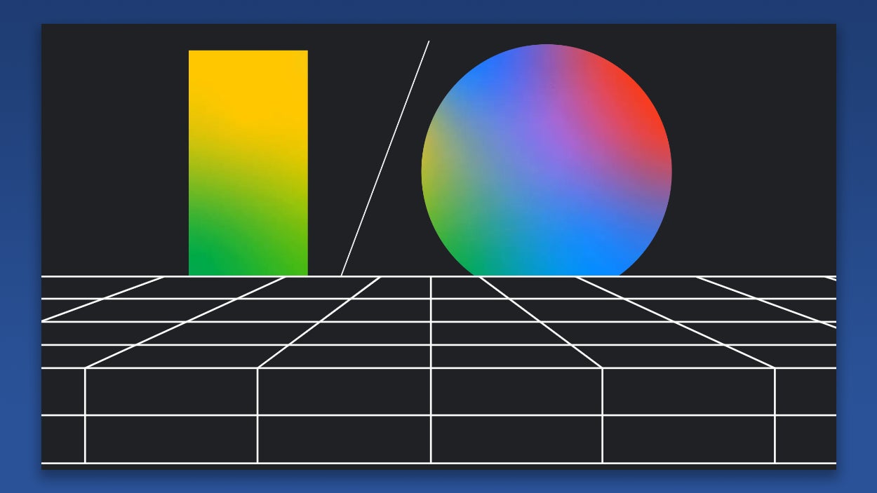 Le logo officiel de Google I/O 2024.