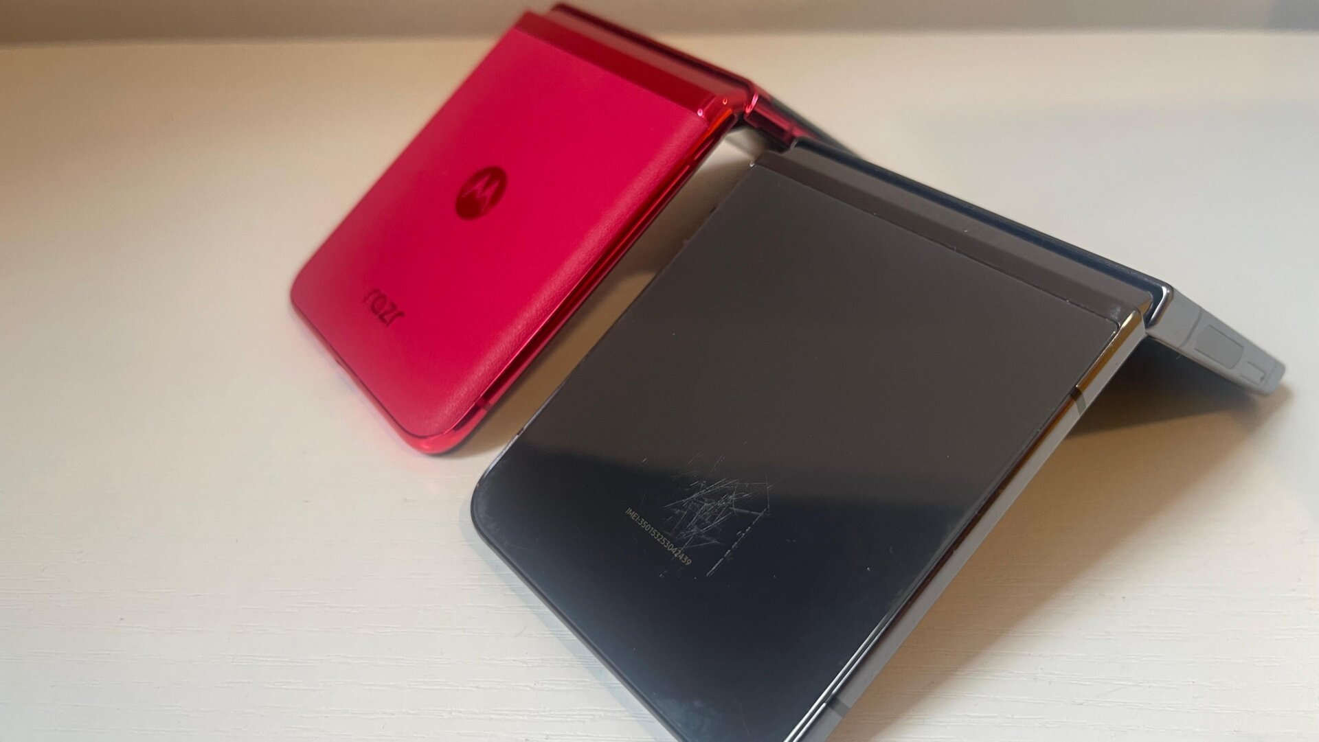 Le corps du Z Flip 5 est un peu trop sujet aux rayures. 