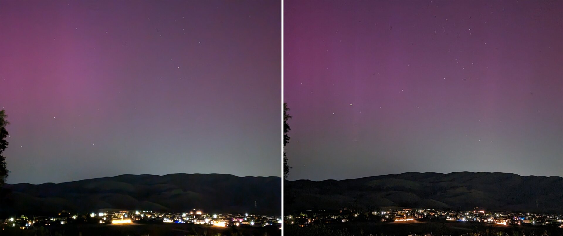 La gauche a été prise avec le Pixel 8a et la droite a été prise avec le Pixel 8. 