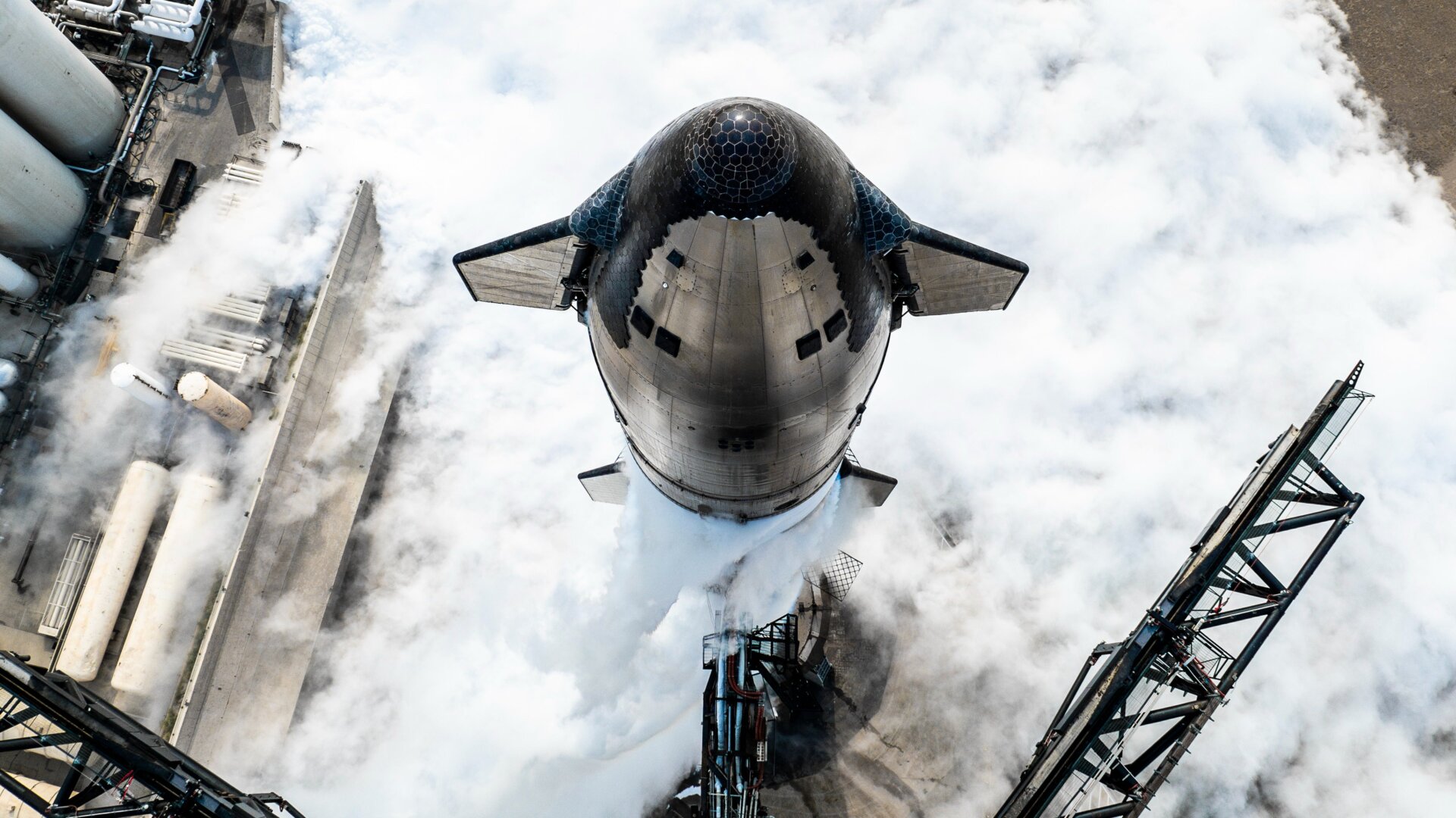 Starship lors de la répétition générale mouillée du 23 mai.