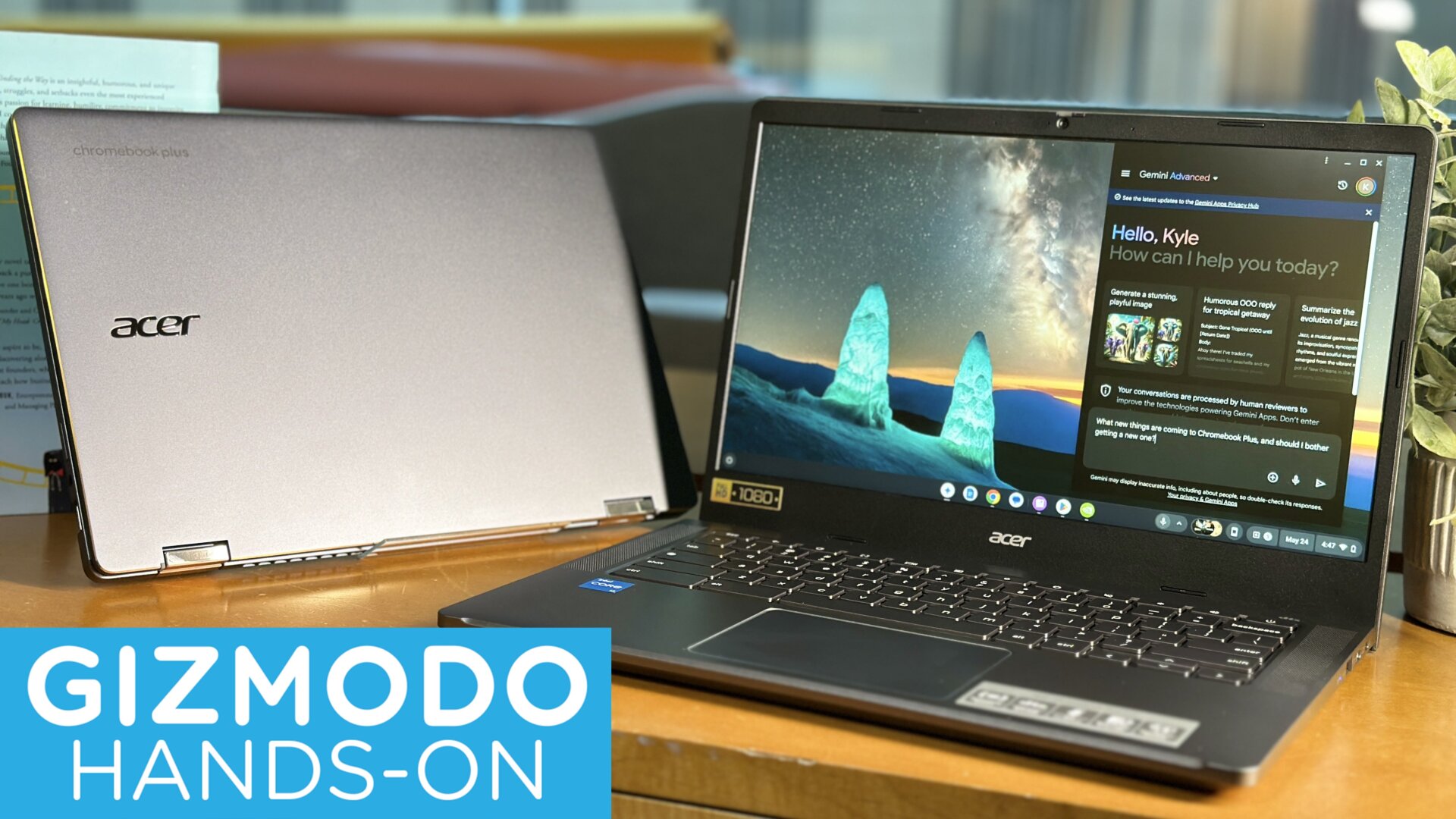 Le Chromebook Plus Spin 714 d’Acer peut coûter près de deux foisplusque le Chromebook Plus 514, mais les nouvelles fonctionnalités fonctionnent tout aussi bien sur l’un ou l’autre modèle.