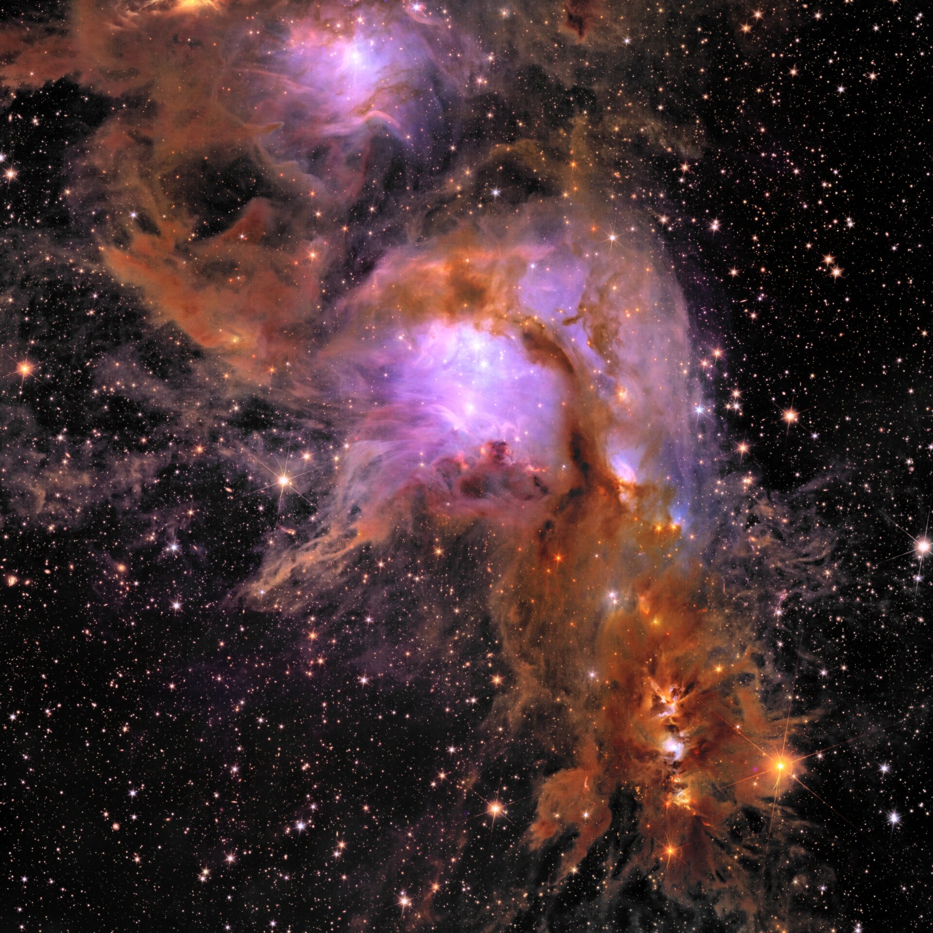 La région de formation d’étoiles Messier 78.