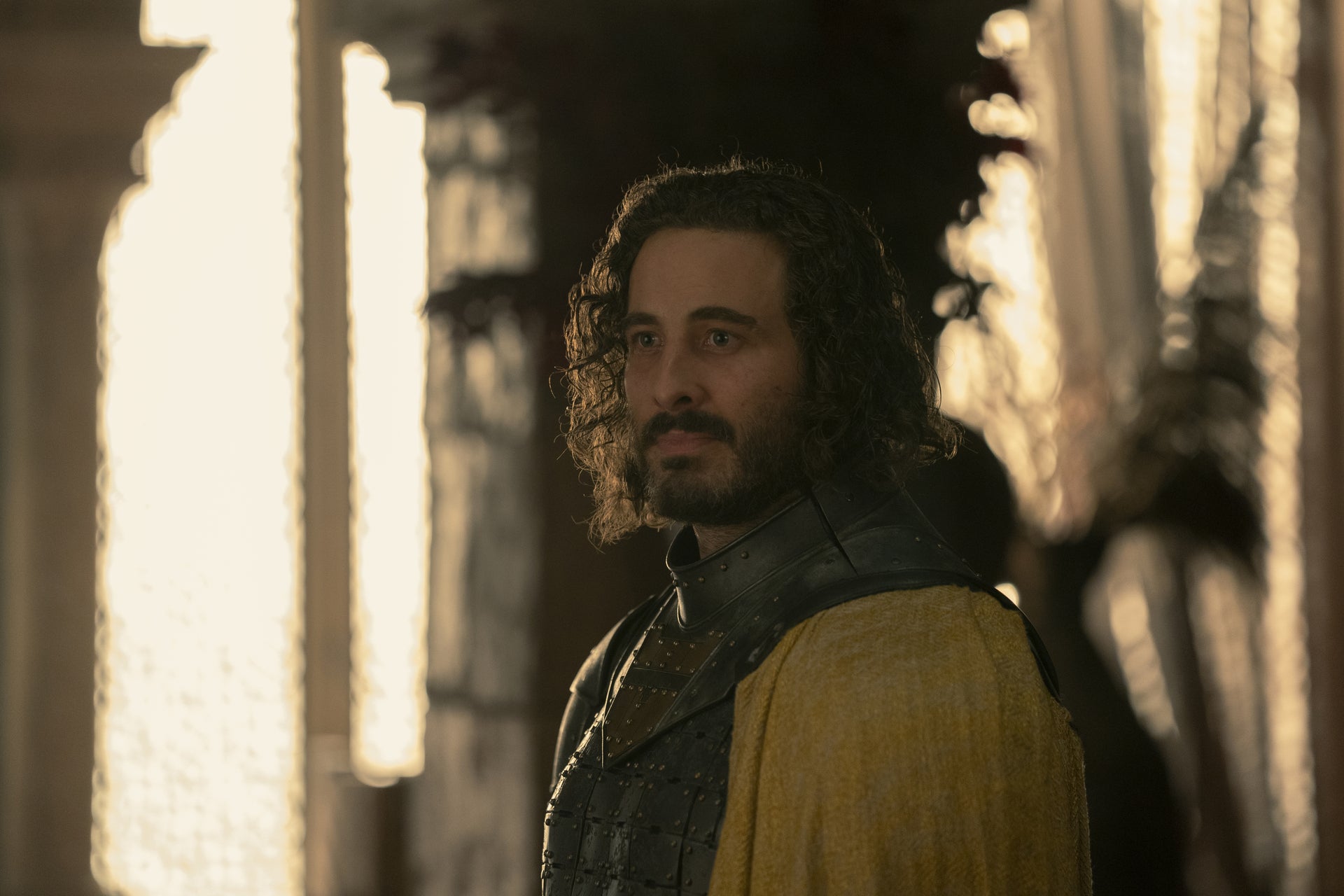 Ryan Corr dans le rôle de Ser Harwin Strong, l’amant pas si secret de Rhaenyra.