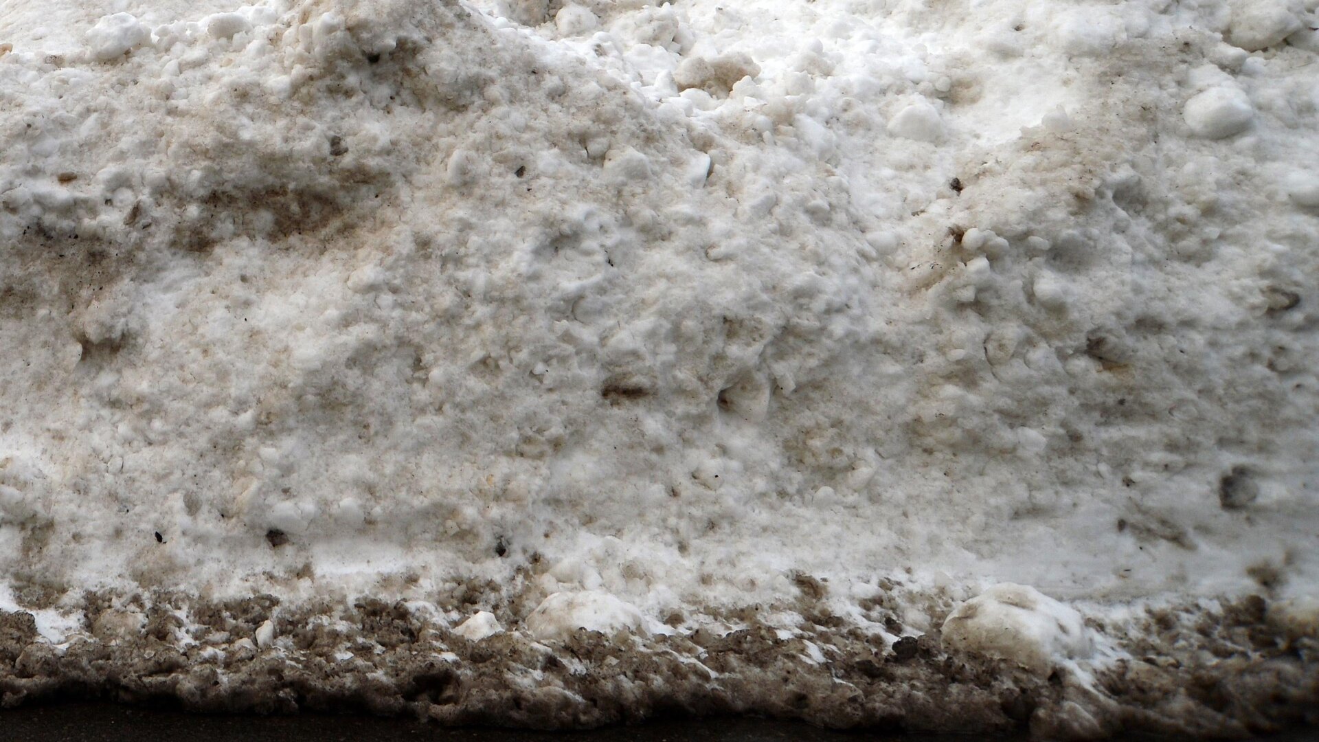 Un banc de neige à Buffalo, New York