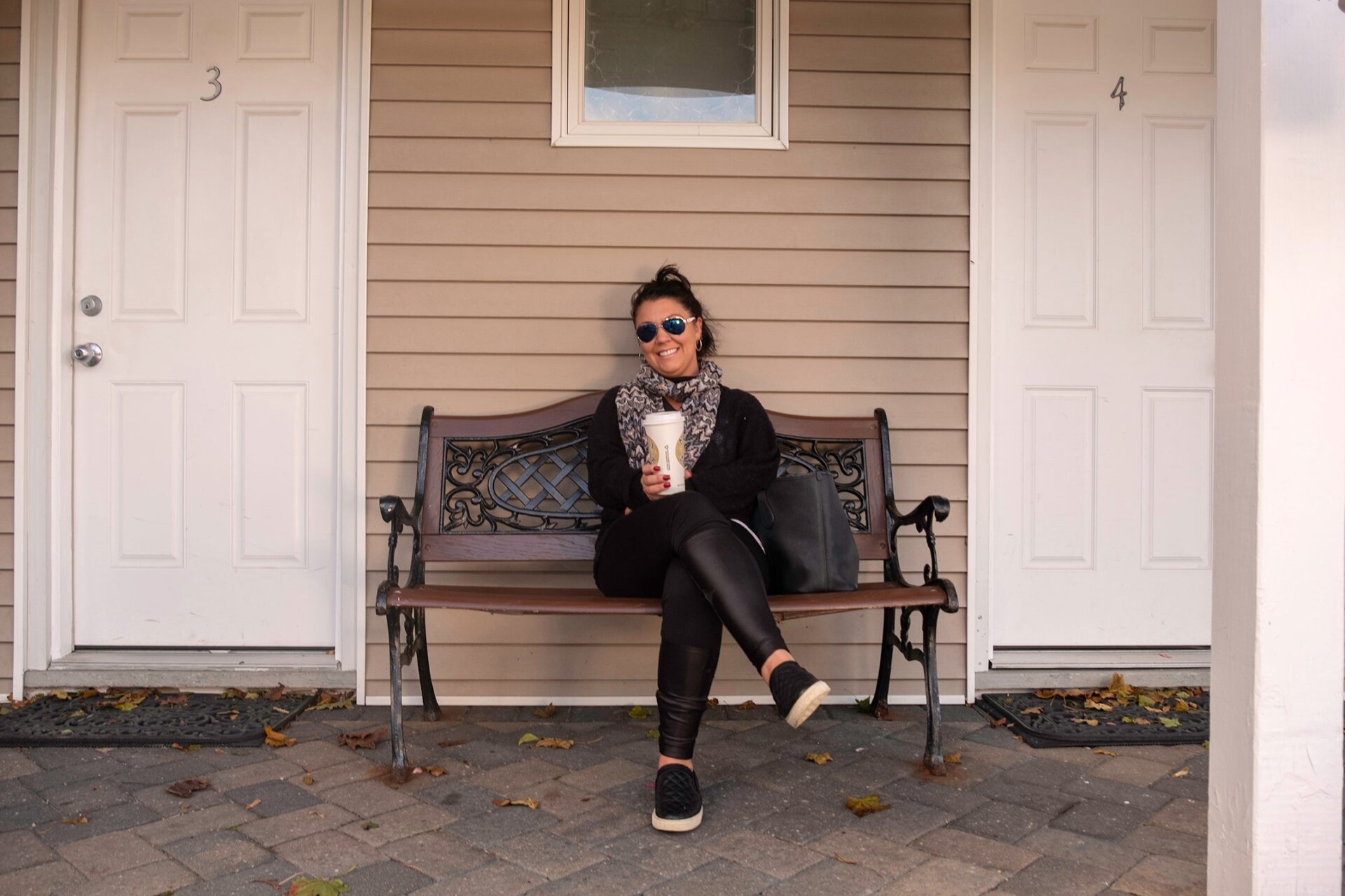 Kristine Murillo, le matin après la fête.