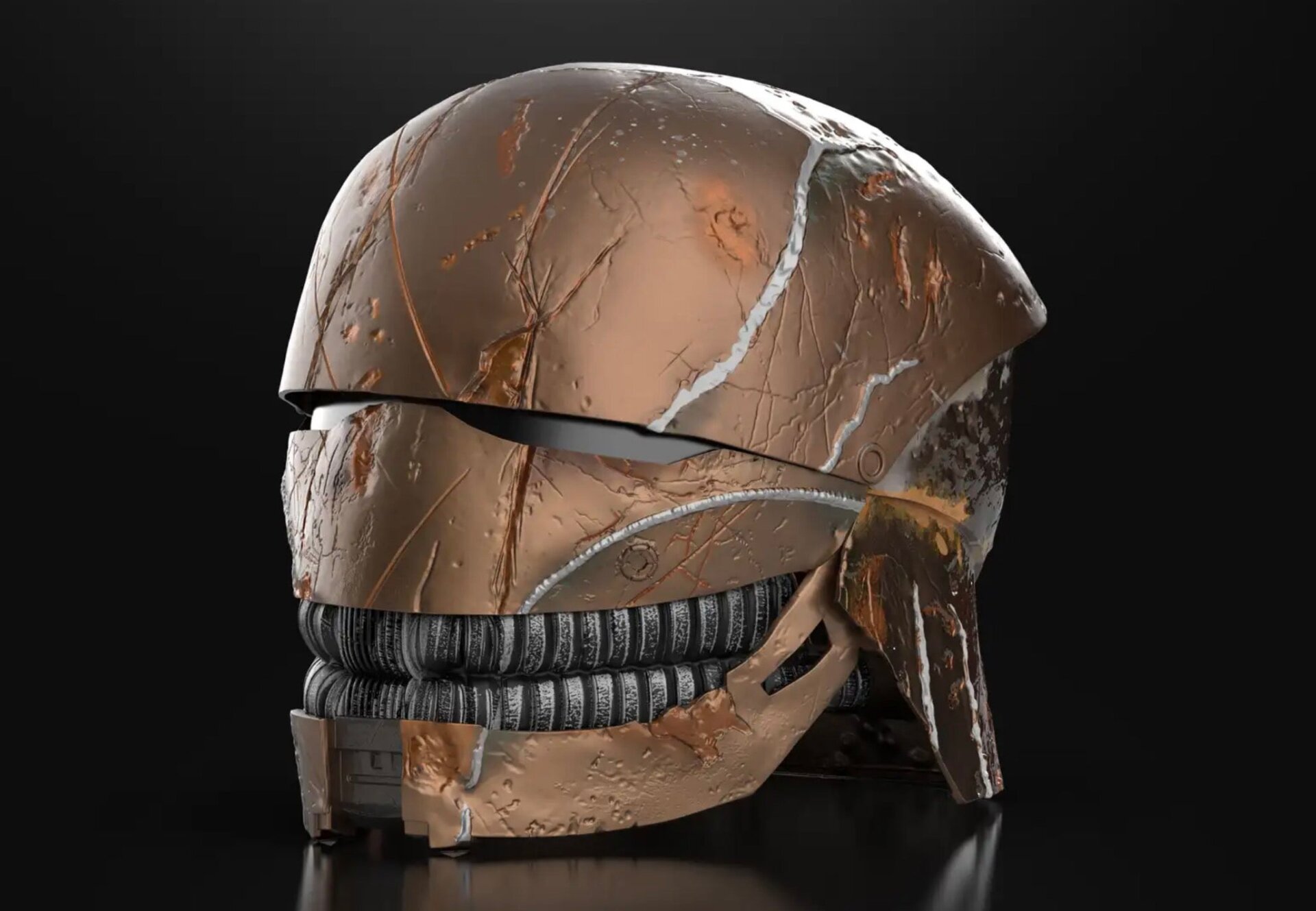 La réplique du casque.