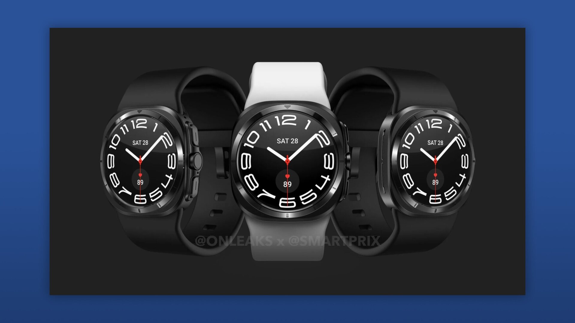 À quoi pourrait ressembler la Galaxy Watch 7 Ultra, selon les rendus.