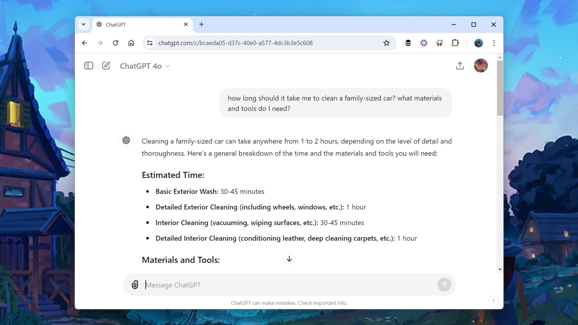 Découvrez combien de temps quelque chose prendra avec ChatGPT.