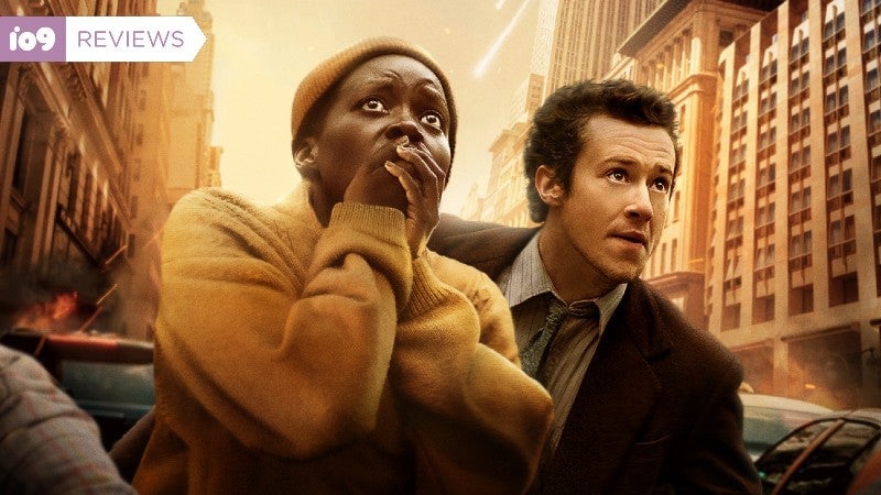 Lupita Nyong’o et Joseph Quinn in Un endroit calme : Premier jour.