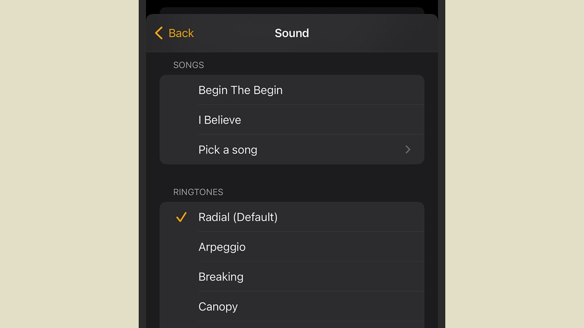 Vous disposez d’options dans l’application iOS Clock.