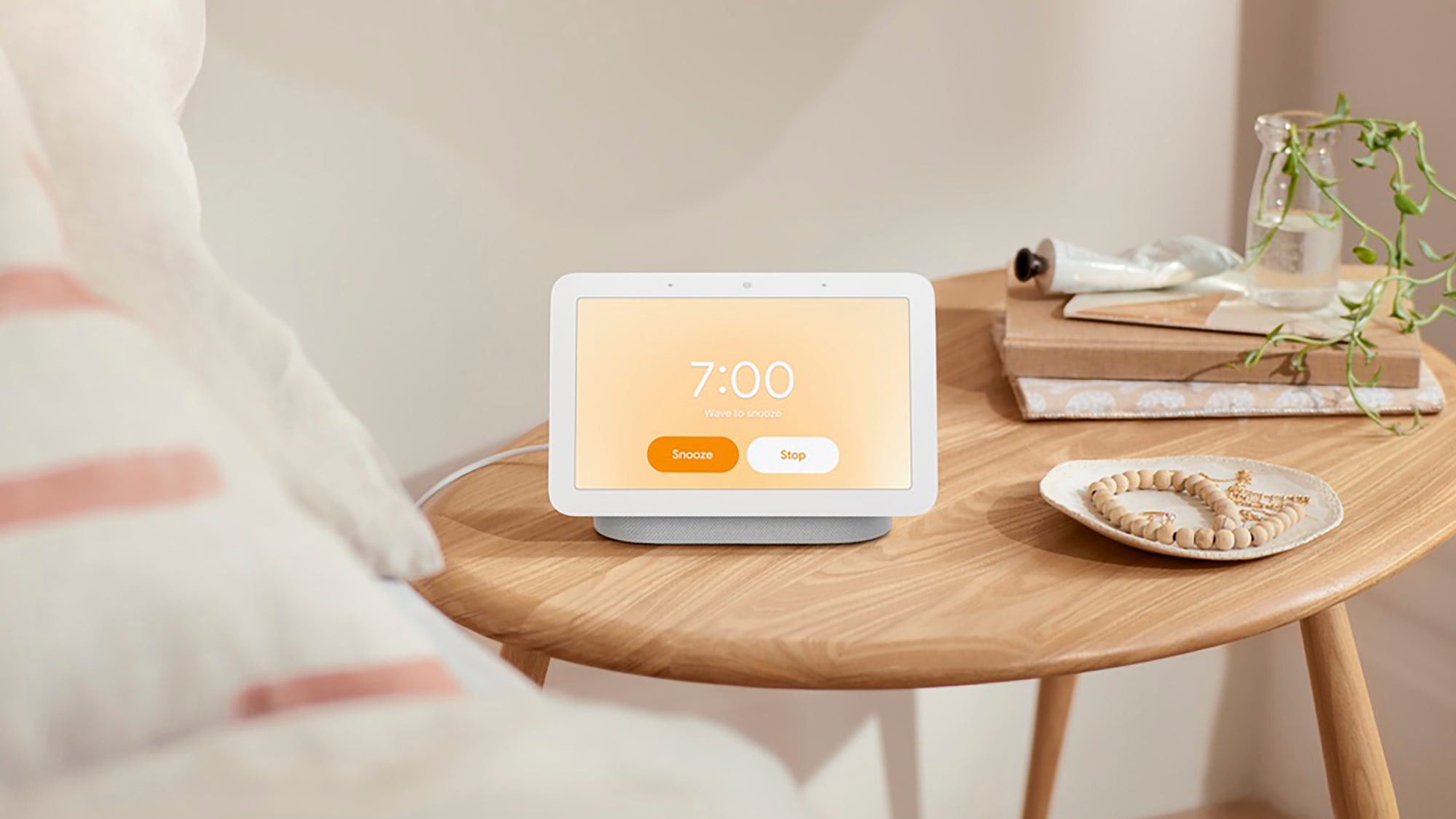 Le Google Nest Hub peut vous réveiller en doucement.