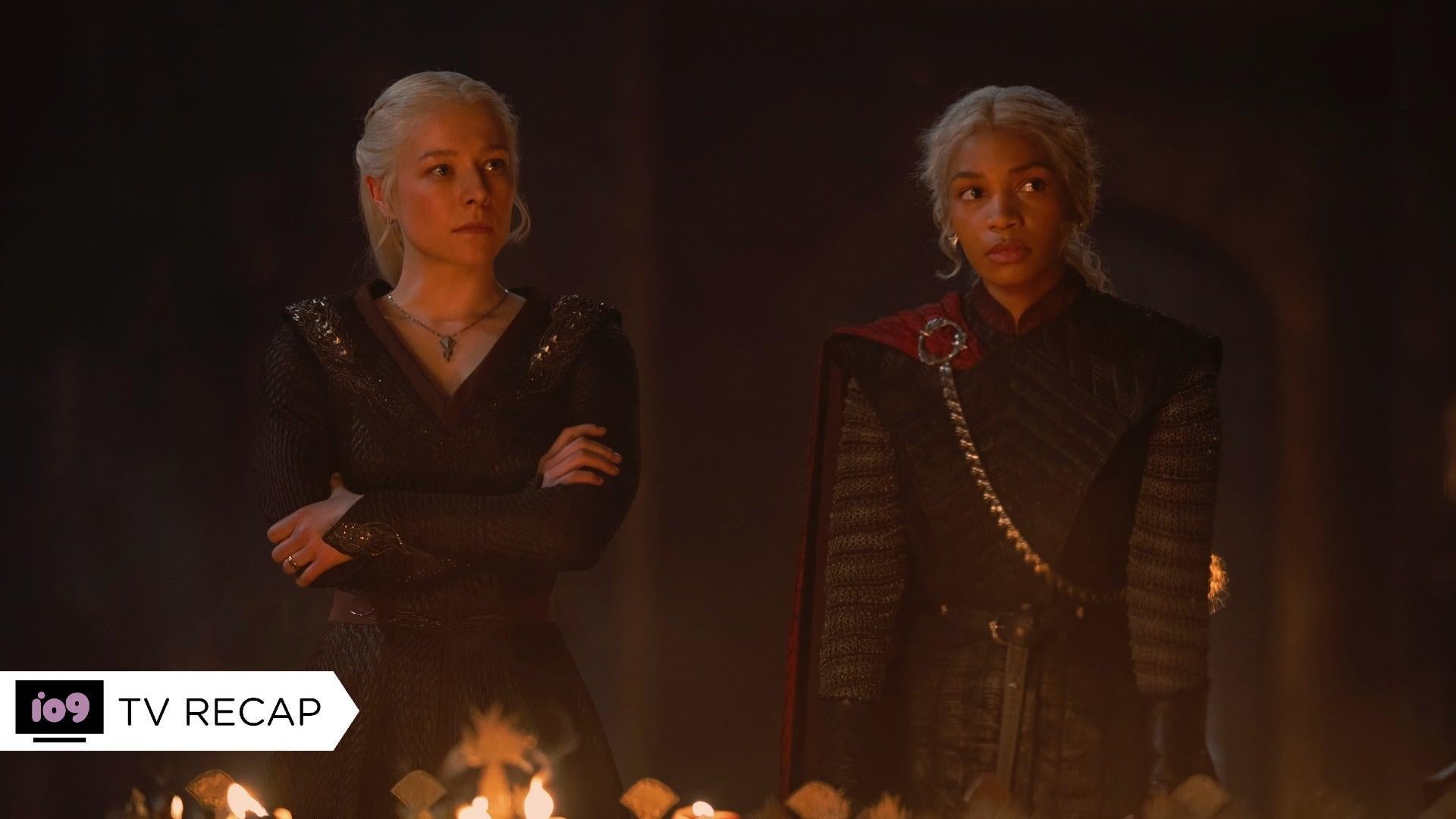 Rhaenyra (Emma D’Arcy) et Baela (Bethany Antonia)